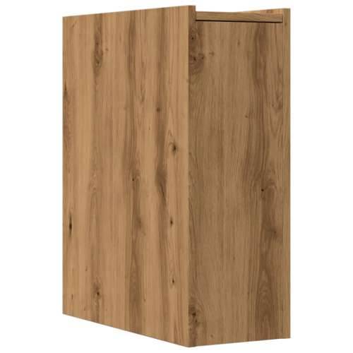 Uski kupaonski ormar s kotačima boja hrasta konstruirano drvo - artisian oak 1 Cijena