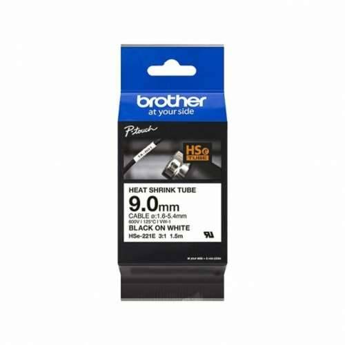 Set termoskupljajućih cijevi Brother HSE221E 9 mm 1,5 m Crna/Bijela Cijena