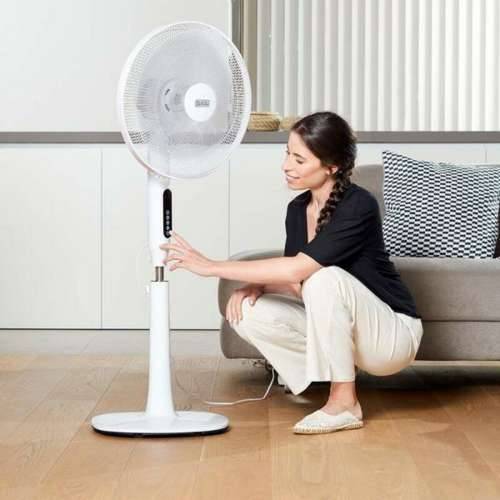 Podni Ventilator Black & Decker ES9440170B 135 cm 50 W Bijela Cijena