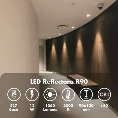 LED žarulja Silver Electronics 999007 R90 E27 Siva 12 W 3000K Cijena