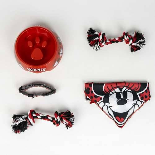 Welcome Gift Set for Dogs Minnie Mouse Crvena 5 Dijelovi Cijena