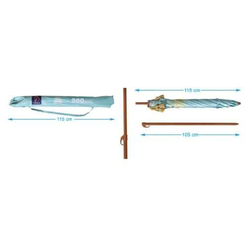 Saulessargs Plava 200 cm UPF 50+ Cijena