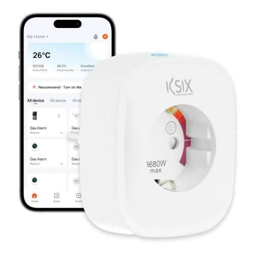 Pametna Utičnica KSIX Smart Energy Slim WIFI 250V Bijela Cijena
