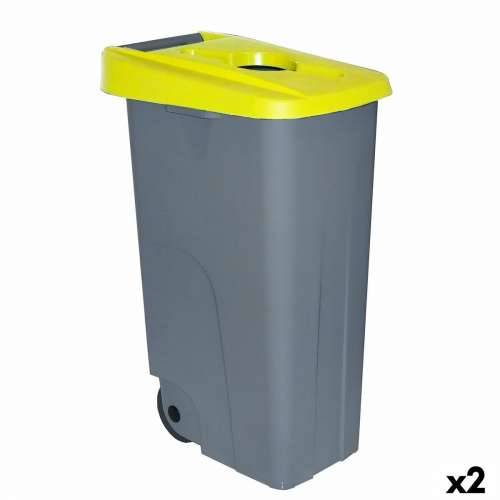 Kanta za Smeće s Kotačima Denox 85 L Rumena 58 x 41 x 76 cm Cijena