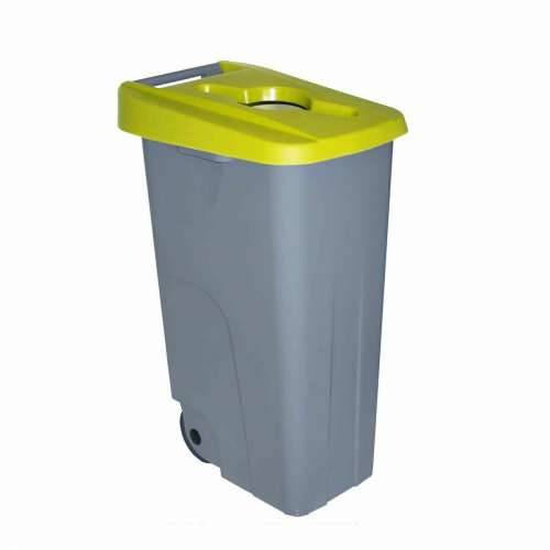 Kanta za Smeće s Kotačima Denox 110 L Rumena 58 x 41 x 89 cm Cijena