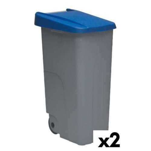 Kanta za Smeće s Kotačima Denox 85 L Plava 58 x 41 x 76 cm Cijena