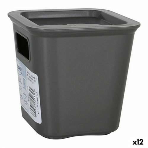 Kutija za Pospremanje Tontarelli Bella Siva 11,4 x 11,4 x 11,2 cm (12 kom.) Cijena
