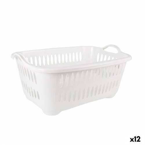 Košara za prljavo rublje Tontarelli Cover line S ručkama Plastika Bijela 62,5 x 44,5 x 27,5 cm (12 kom.) Cijena