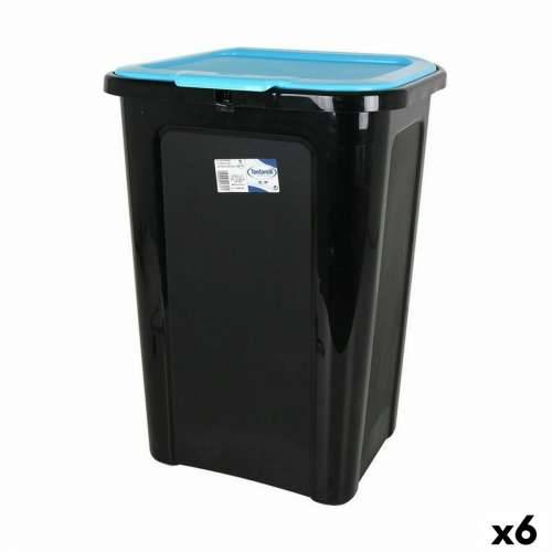 Kanta za Smeće Tontarelli Coverline Plava 44 L Crna 38,5 x 34,5 x 54,5 cm (6 kom.) Cijena
