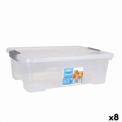 Kutija za Pospremanje s Poklopcem Dem Kira Providan Plastika 10 L 40 x 28 x 13 cm (8 kom.) Cijena