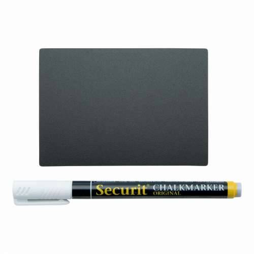 Daska Securit S podrškom set 7,4 × 10,5 cm 20 kom. Crna Cijena
