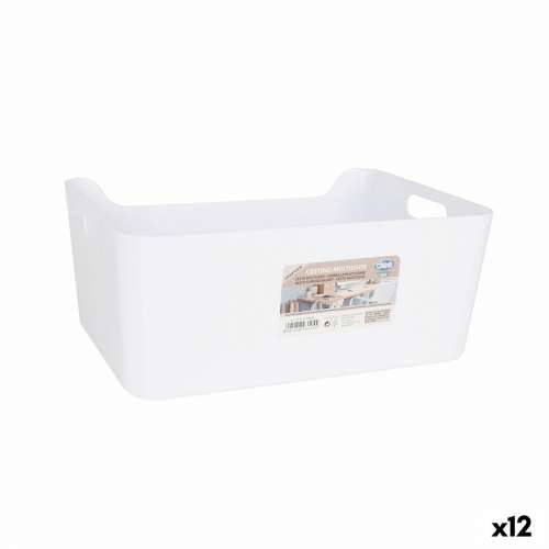 Višenamjenska Košara Dem Bijela 33 x 24 x 14,5 cm (12 kom.) Cijena