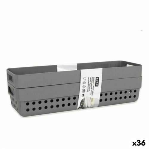 Višenamjenska Košara Confortime 144888 24 x 7,5 x 5 cm 24 x 7,5 x 7 cm 2 Dijelovi (36 Jedinice) Cijena