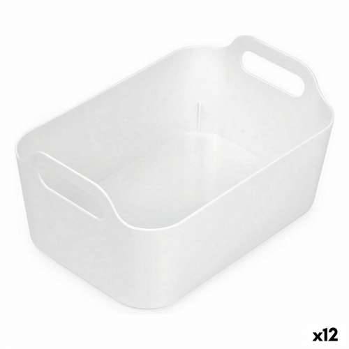 Višenamjenska Košara Confortime Bijela 33 x 23,5 x 15,4 cm (12 kom.) Cijena