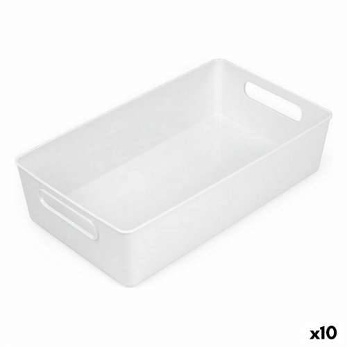 Višenamjenska Košara Confortime Bijela 38 x 22 x 9,5 cm (10 kom.) Cijena