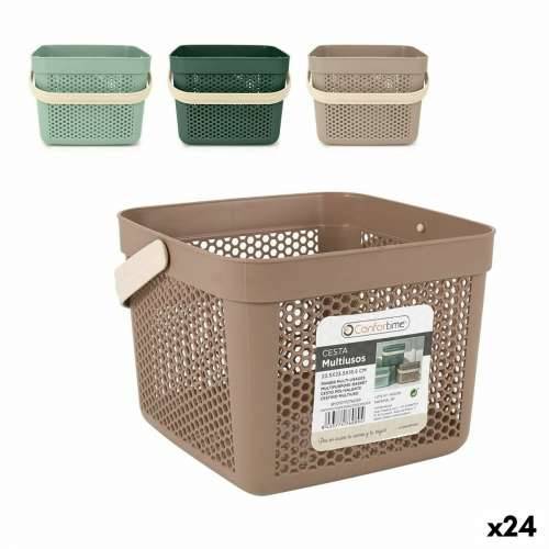 Višenamjenska Košara Confortime Plastika 8 L 23,5 x 23,5 x 18,5 cm (24 kom.) Cijena