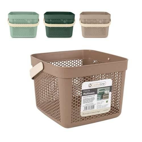 Višenamjenska Košara Confortime Plastika 8 L 23,5 x 23,5 x 18,5 cm (24 kom.) Cijena
