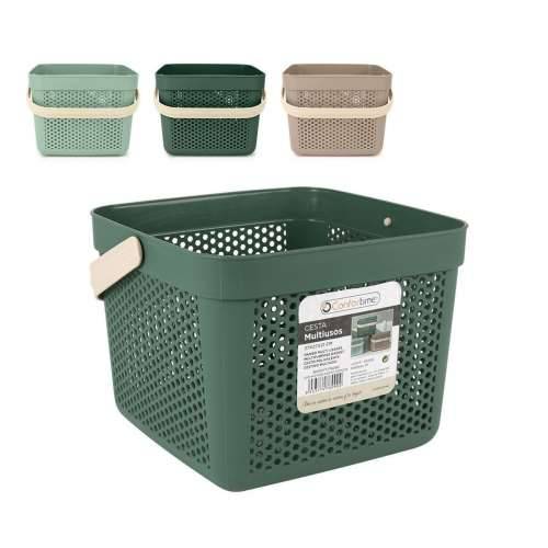 Višenamjenska Košara Confortime Plastika 12 L 27 x 27 x 21 cm (12 kom.) Cijena
