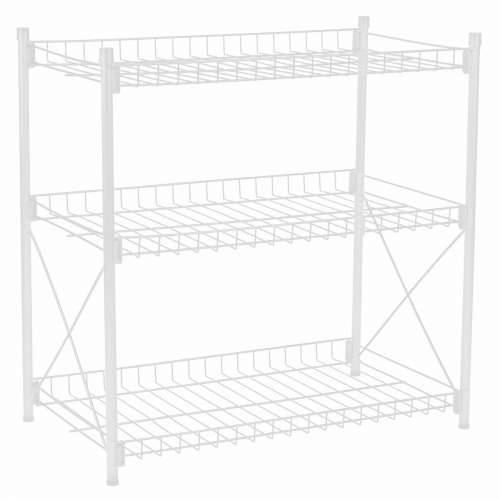 Polica Confortime Metal Bijela 52 x 34 x 55 cm (2 kom.) Cijena