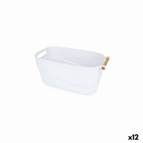Višenamjenska Košara Confortime Plastika S ručkama Drvo 33,5 x 18 x 15 cm (12 kom.) Cijena