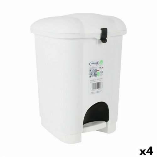 Kanta za Smeće na Pedalu Tontarelli Carolina 6 L Bijela 20 x 22,5 x 29,7 cm (4 kom.) Cijena
