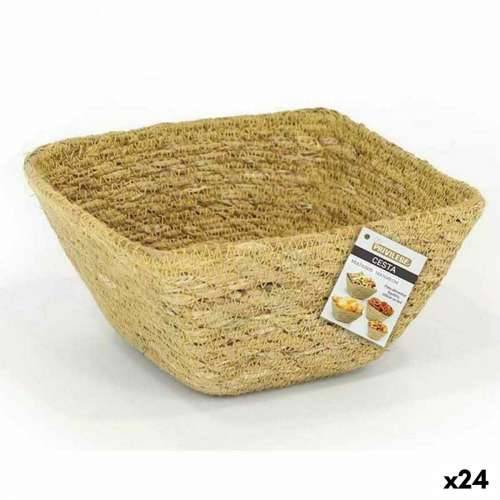 Višenamjenska Košara Privilege Morska trava Kvadratno 16 x 16 x 8 cm (24 kom.) Cijena