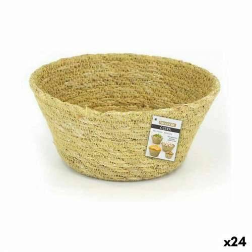Višenamjenska Košara Privilege Morska trava Okruglo 18 x 8 cm (24 kom.) Cijena