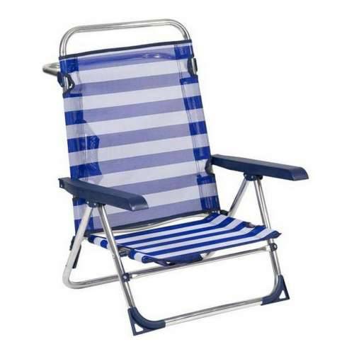 Stolica za za plažu Alco 1 Aluminij Više položaja Sklopiv 79,5 x 59,5 x 56 cm (79,5 x 59,5 x 56 cm) Cijena