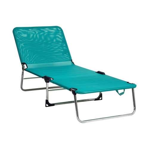 Ležaljka za plažu Alco Zelena Više položaja 141 x 68 x 86 cm Cijena