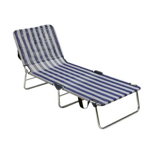 Ležaljka za plažu Alco Više položaja Bijela Mornarsko plava Cijena