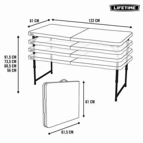 Višepoložajni Sklopivi Pomoćni Stol Colorbaby 122 x 61 x 56 cm Cijena