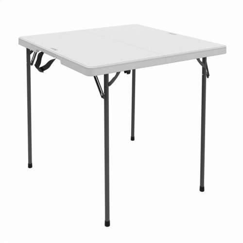 Sklopivi stol Lifetime Bijela Kvadratno Čelik Plastika 94 x 94 x 74 cm Cijena