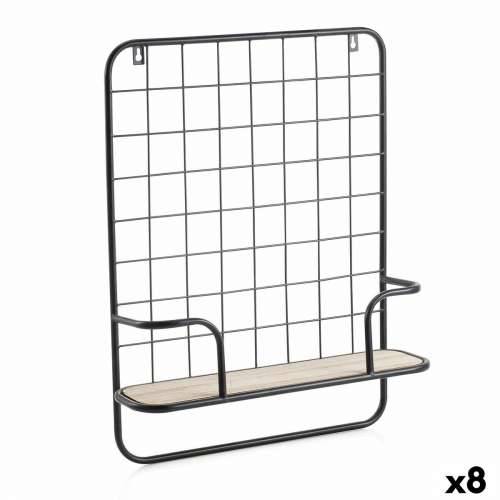 Polica Vinthera Moa Čelik Crna Metal 42,5 x 12 x 56 cm (8 kom.) Cijena