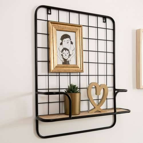 Polica Vinthera Moa Čelik Crna Metal 42,5 x 12 x 56 cm (8 kom.) Cijena