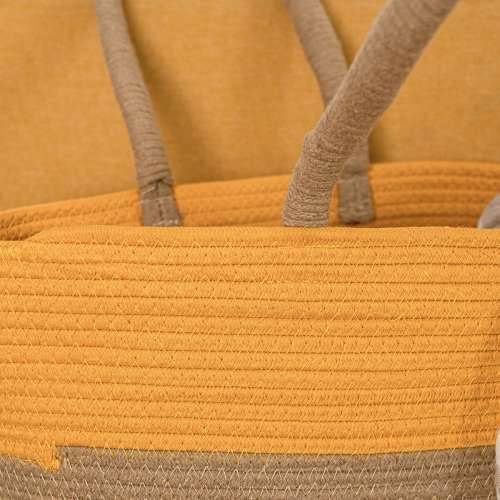Višenamjenska Košara Vinthera Moa Oker Pamuk 40 x 30 x 15 cm (Textil) Cijena