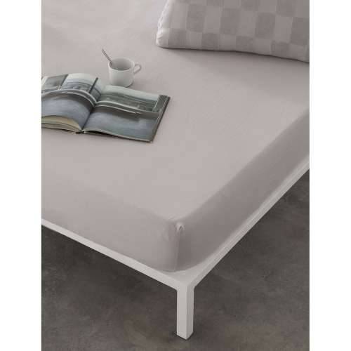 Podesiva plahta Naturals ELBA Svjetlo siva 90 x 190/200 cm (Krevet od 90) Cijena