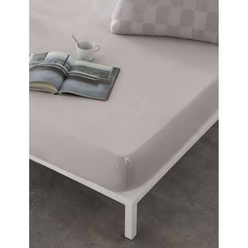 Podesiva plahta Naturals ELBA Svjetlo siva 135 x 200 (Krevet od 135) Cijena
