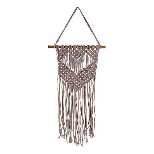 Decorațiune Suspendată DKD Home Decor Vijoličasta Svijetlo smeđi Bambus Cijena