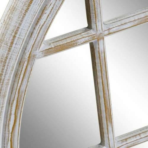 Zidno ogledalo DKD Home Decor Bijela Decapé 90 x 2 x 90 cm 90 x 2,5 x 90 cm (90 Dijelovi) Cijena