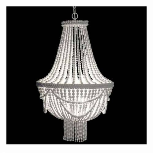 Stropna svjetiljka DKD Home Decor Bijela Metal Drvo MDF 40 W 220 V 50 x 50 x 128 cm Cijena