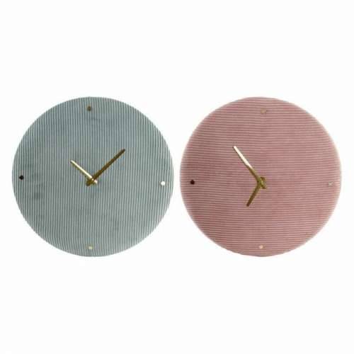 Zidni sat DKD Home Decor Zelena Roza 40,5 x 5,5 x 40,5 cm (2 kom.) Cijena