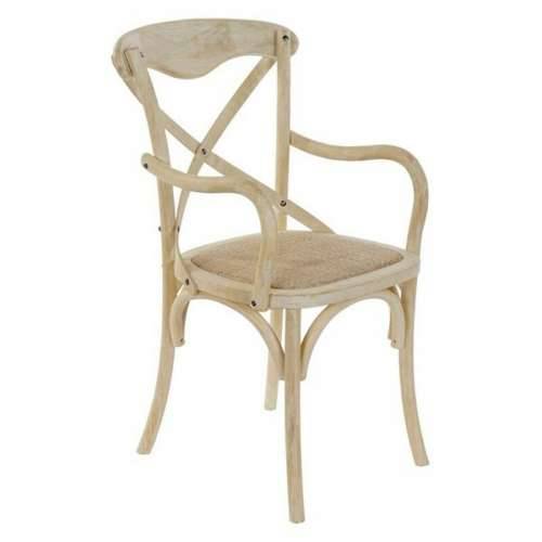 Blagavaonska stolica DKD Home Decor Bijela Pisana 55 x 57 x 92 cm 55 x 47 x 92 cm Cijena