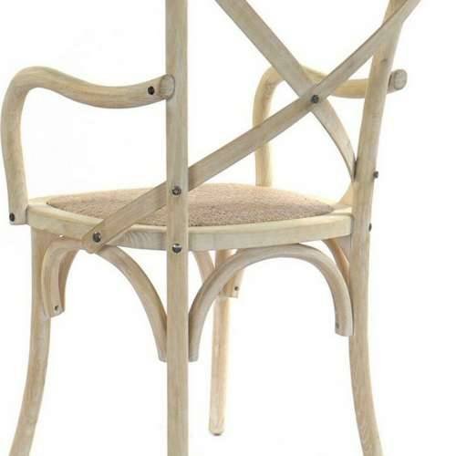 Blagavaonska stolica DKD Home Decor Bijela Pisana 55 x 57 x 92 cm 55 x 47 x 92 cm Cijena