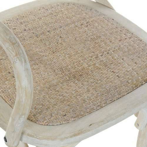 Blagavaonska stolica DKD Home Decor Bijela Pisana 55 x 57 x 92 cm 55 x 47 x 92 cm Cijena