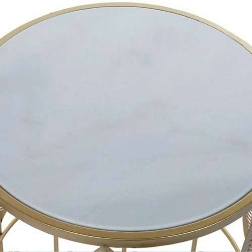 Pomoćni stolić DKD Home Decor zlatan Metal Mramor 42 x 42 x 65,5 cm Cijena