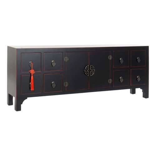 Namještaj za TV kabinet DKD Home Decor Crna Pisana Drvo Jela Drvo MDF 130 x 24 x 51 cm Cijena