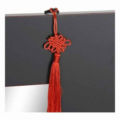 Zidno ogledalo DKD Home Decor Crna Crvena Orijentalno 70 x 2 x 90 cm Cijena