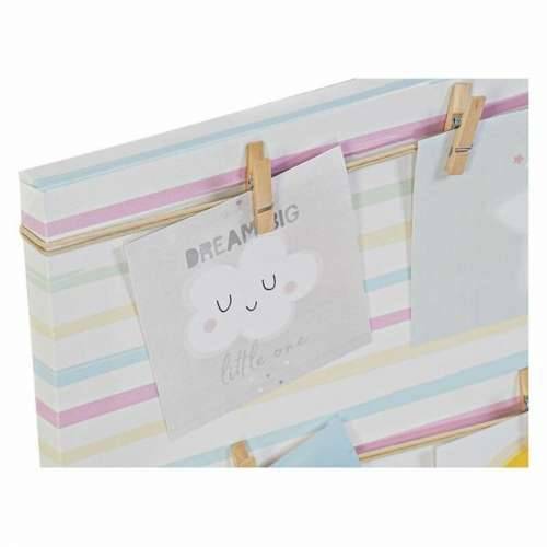 Okvir za fotografije DKD Home Decor Sunshine Pisana Platno Beba 50 x 2 x 50 cm Cijena