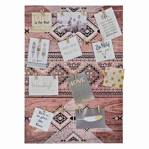 Okvir za fotografije DKD Home Decor Smeđa Platno Etnički 50,5 x 3,5 x 70 cm Cijena
