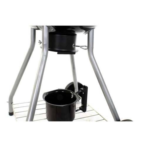 Roštilj na Ugljen s Poklopcem i Kotačima DKD Home Decor Crna Metal Plastika Pravokutno 52,4 x 59 x 91,6 cm Cijena